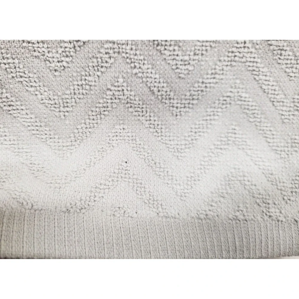 2 Same Jumbo Textured Towels w/Patch(18